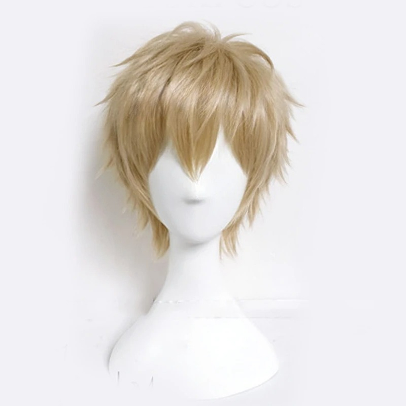 Anime Cosplay One Punch Man - Perruque courte One-Punch Man Anime Jeno,