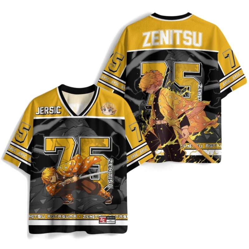 Cosplay Anime Zenitsu - Nouveau Maillot Anime Demon Slayer Zenitsu