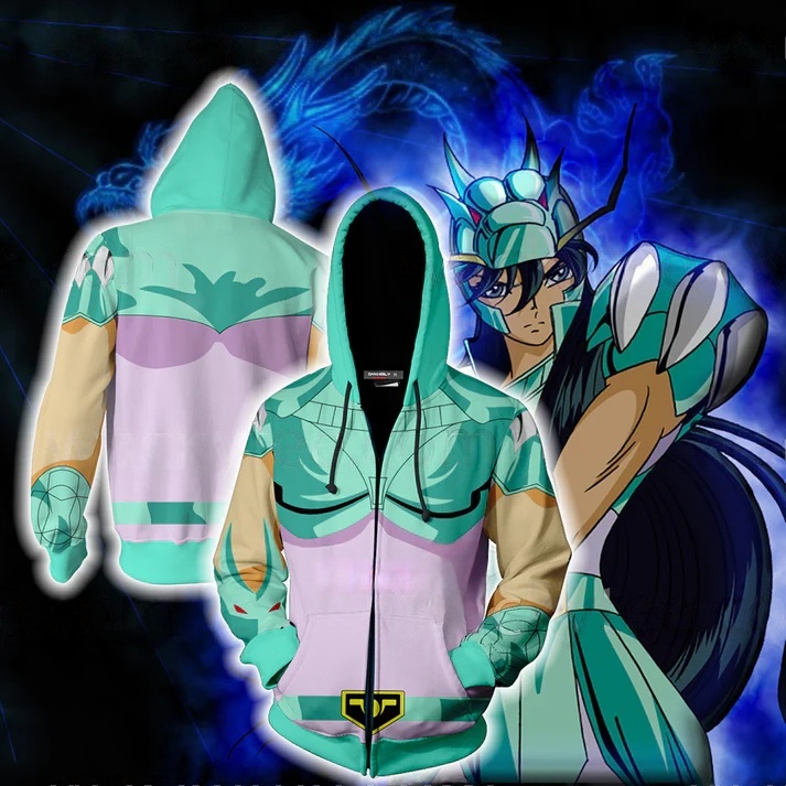 Anime Cosplay Shop - Anime Saint Seiya 3D sweat à