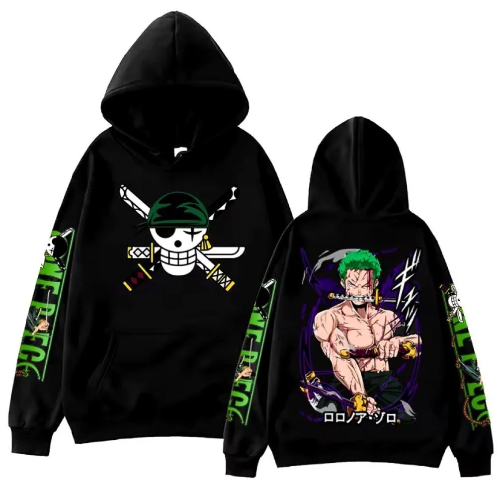 Anime Cosplay Shop - Sweat-shirt à capuche One Piece Zoro