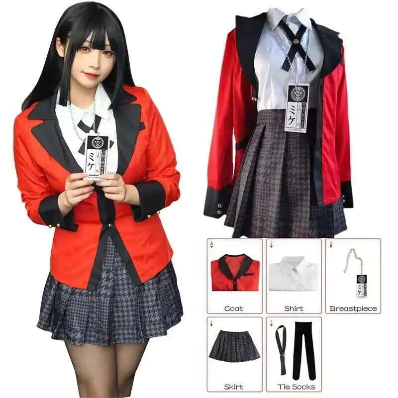 Anime Cosplay Outfit Girl - Costume de Cosplay Anime Kakegurui Jabami