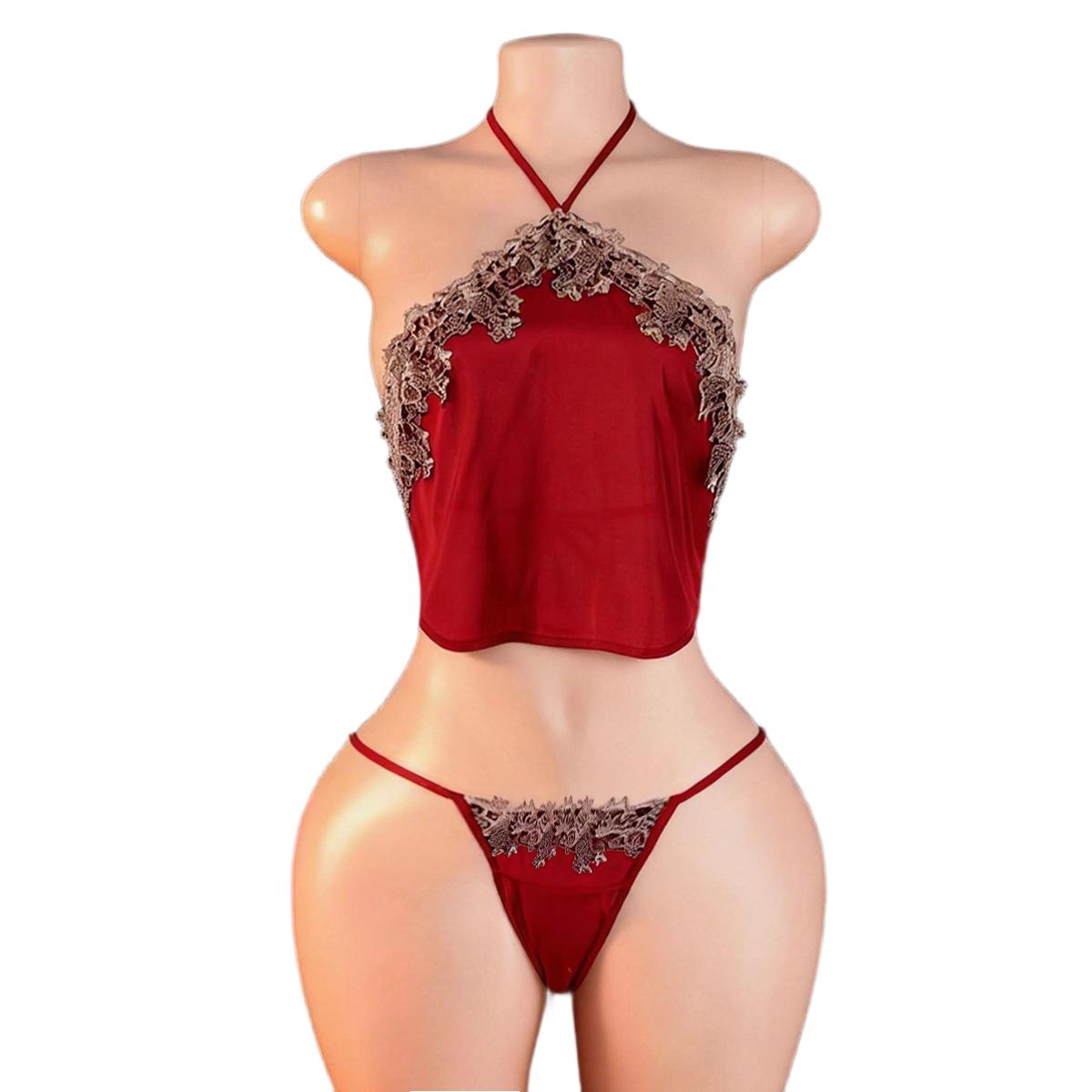 Cosplay Anime Women - Ensemble de lingerie sexy rouge style