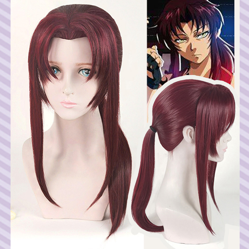 Anime Cosplay Long Black Hair - Nouveau BLACK LAGOON Rebecca Revy Cosplay