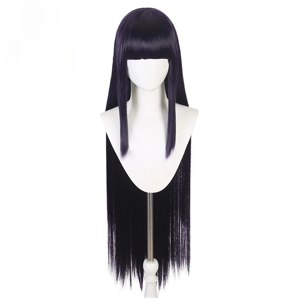 Anime Cosplay Long Black Hair - Perruques synthétiques de Cosplay Inu x