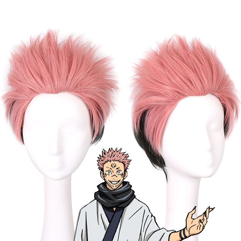 Anime Cosplay Easy - Perruque de cosplay Sukuna double face