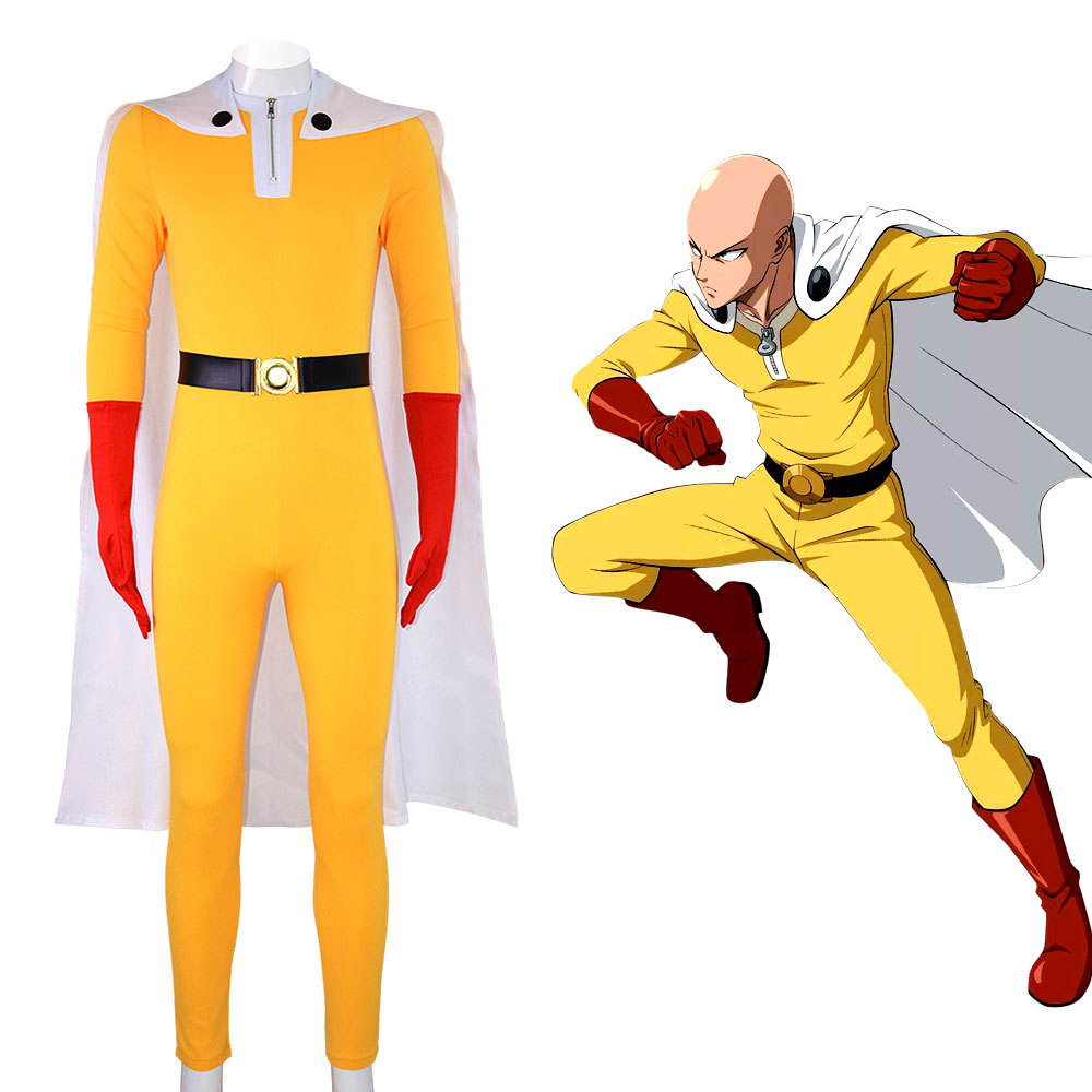 Anime Cosplay One Punch Man - Costume de Cosplay Saitama One Punch