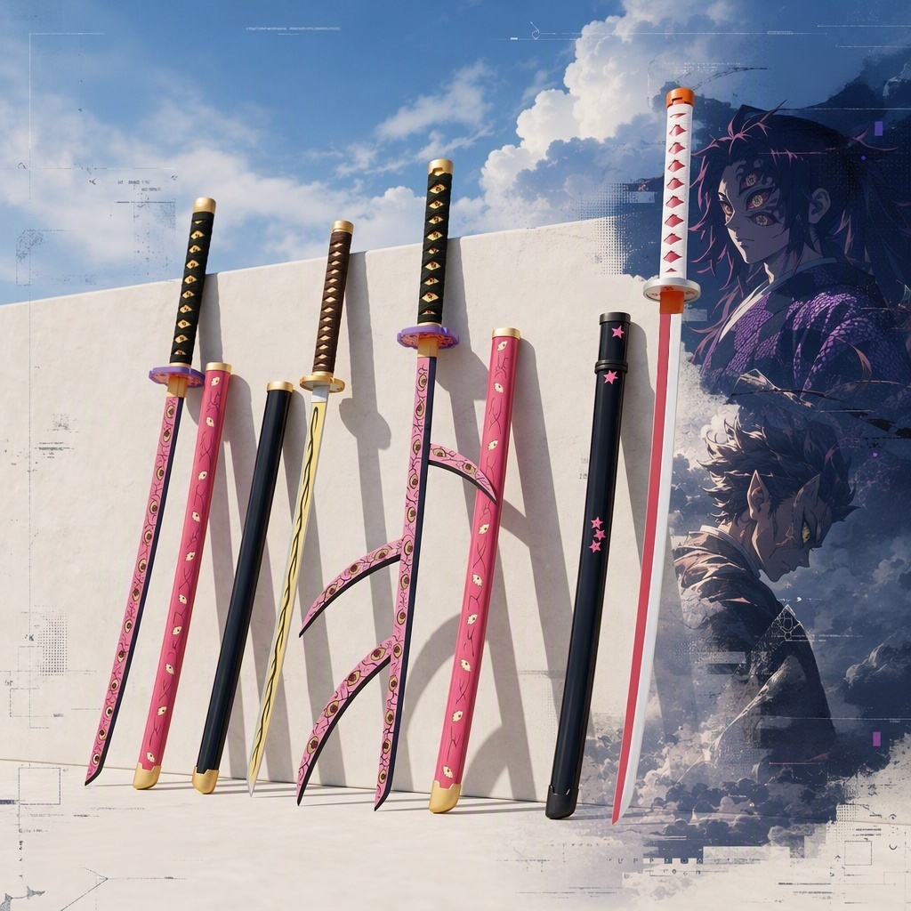 Cosplay Anime Zenitsu - Katana Demon Slayer Agatsuma Zenitsu de