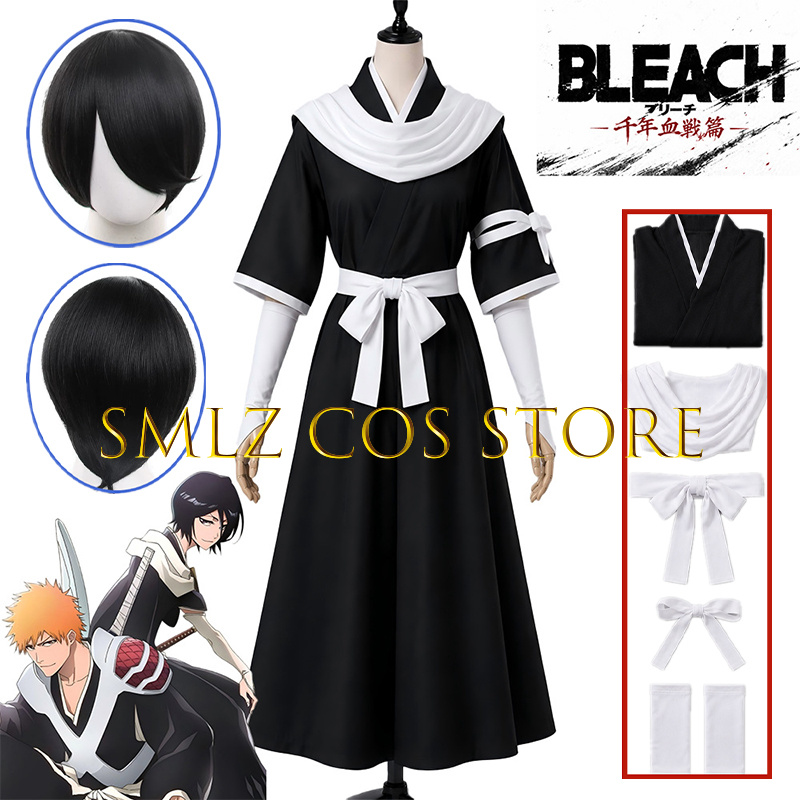 Cosplay Anime Women - 2026 TYBW Costume de Cosplay Rukia