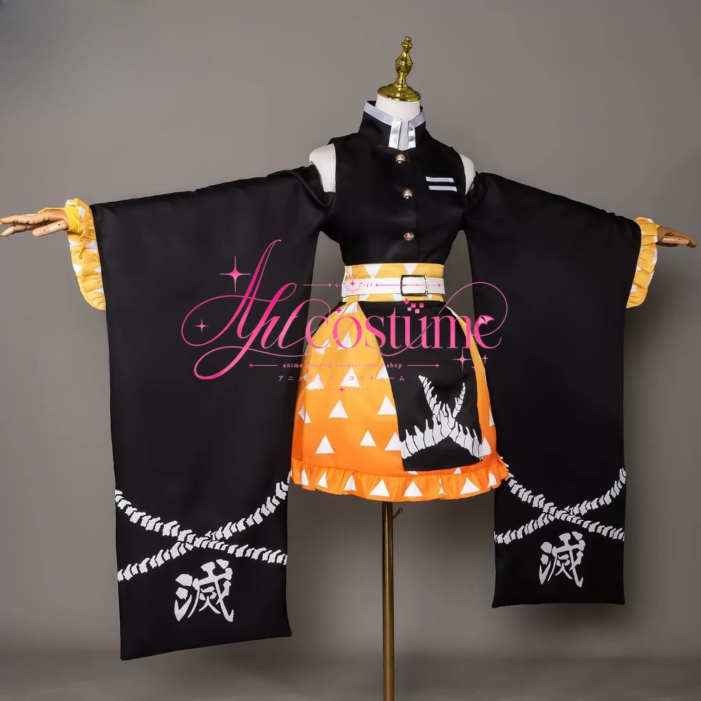 Cosplay Anime Zenitsu - Costume de cosplay Kamado Tanjiro Agatsuma