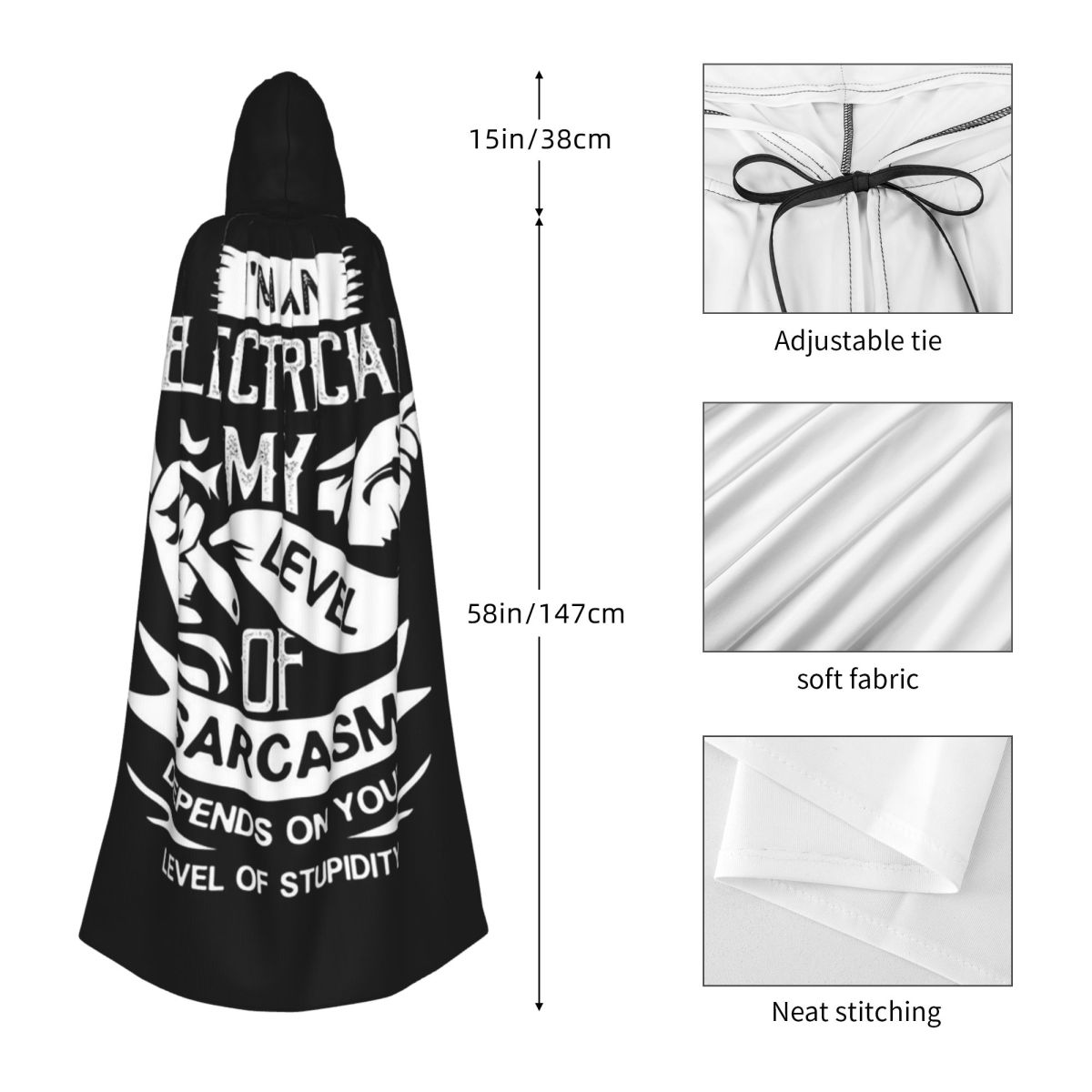 Cape longue à capuche unisexe  - Anime Cosplay Quotes avis et prix