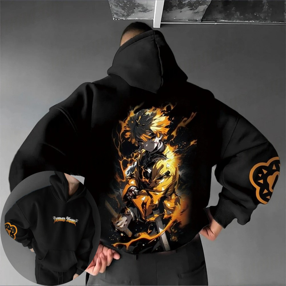 Sweat-shirt à capuche pour hom - Cosplay Anime Zenitsu avis et prix