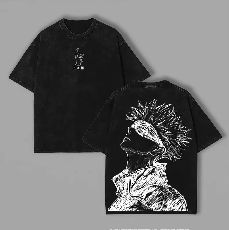 T-shirt Oversize Anime Jujutsu - Anime Cosplay Quotes avis et prix