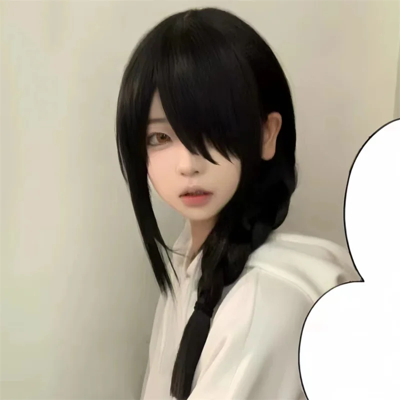 Perruque de Cosplay synthétiqu - Anime Cosplay Long Black Hair avis et prix