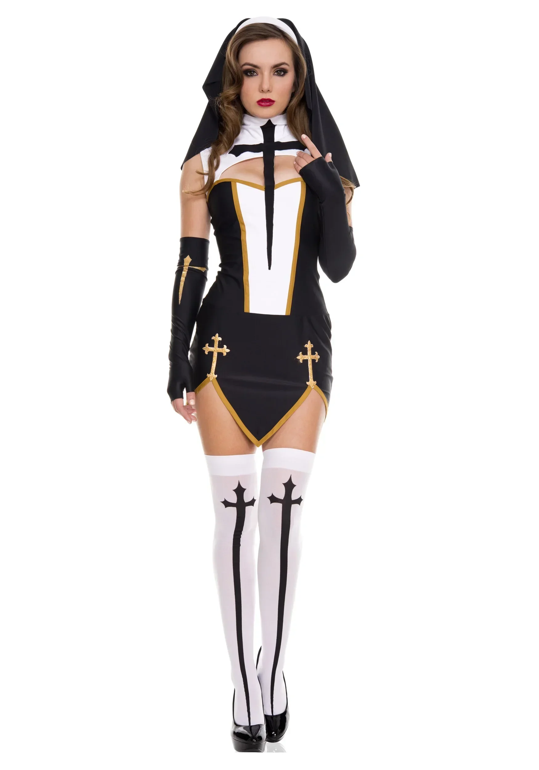 Costume de Nonne Sexy 2026 pou - Anime Cosplay Nun avis et prix