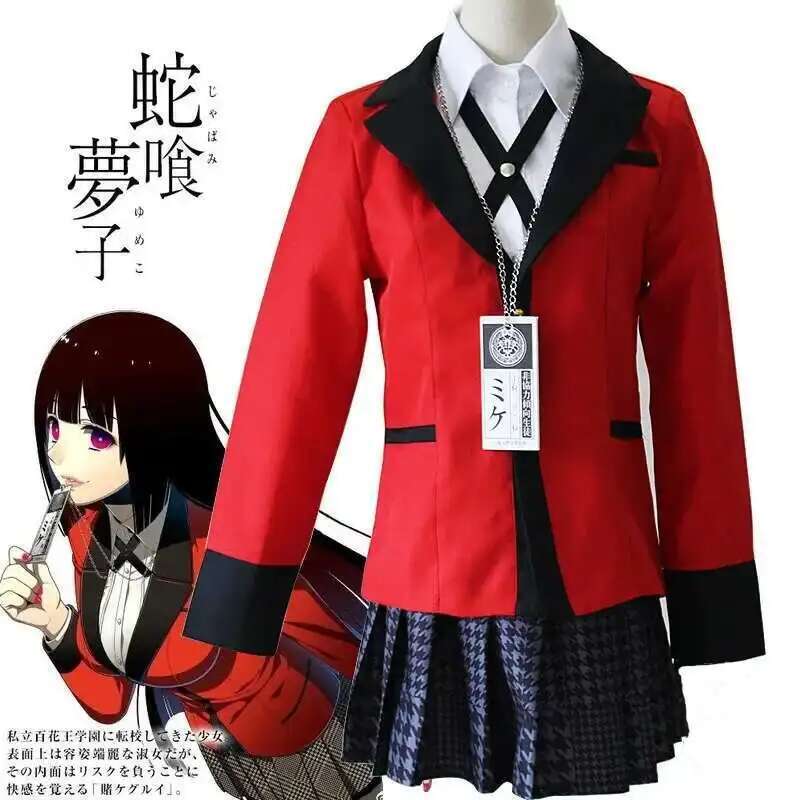 Costume de Cosplay Anime Kakeg - Anime Cosplay Outfit Girl avis et prix