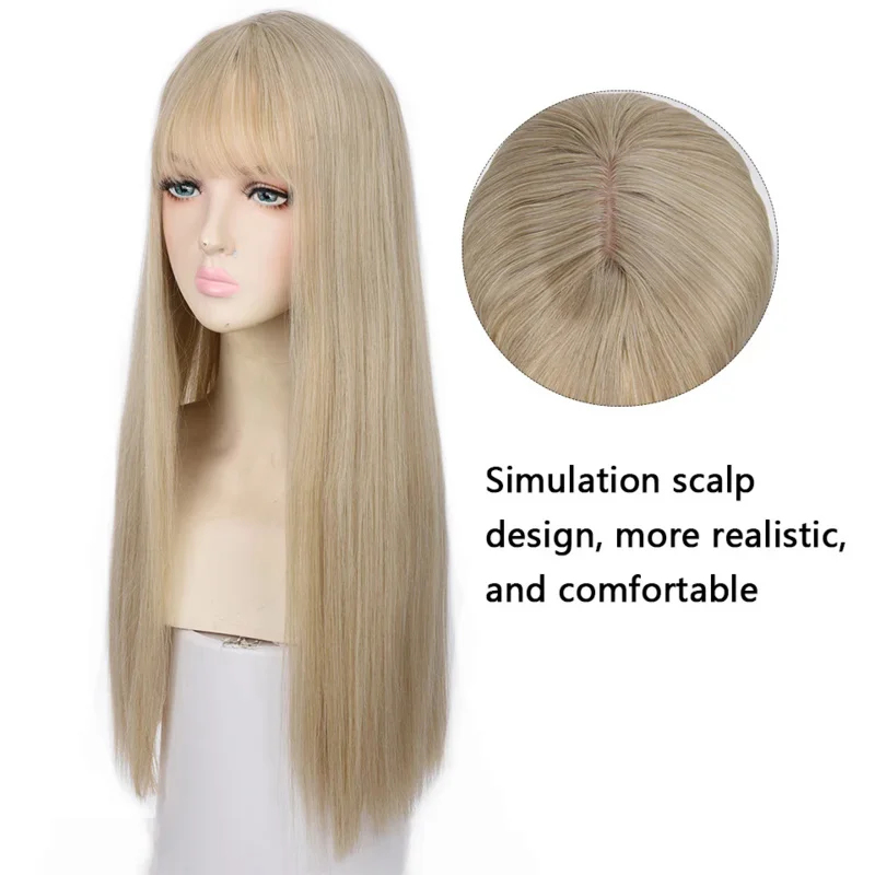 Perruque synthétique longue et - Cosplay Anime Pink Hair avis et prix