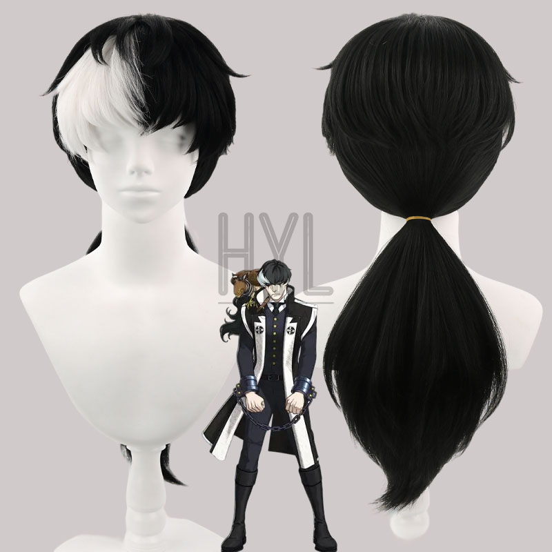 Perruque de Cosplay Game Ace A - Anime Cosplay Long Black Hair avis et prix