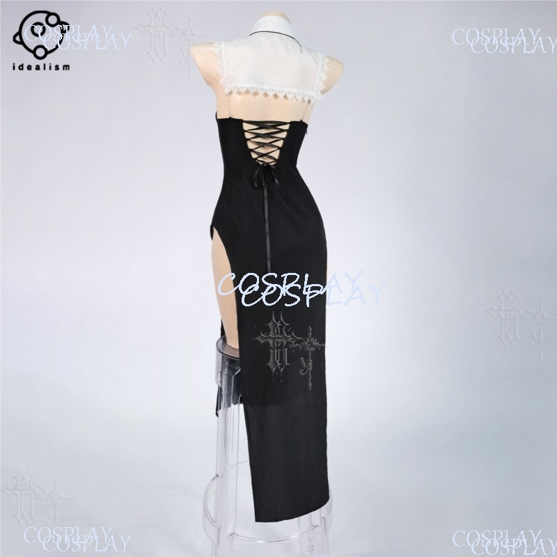 Costume uniforme à fente haute - Anime Cosplay Nun avis et prix