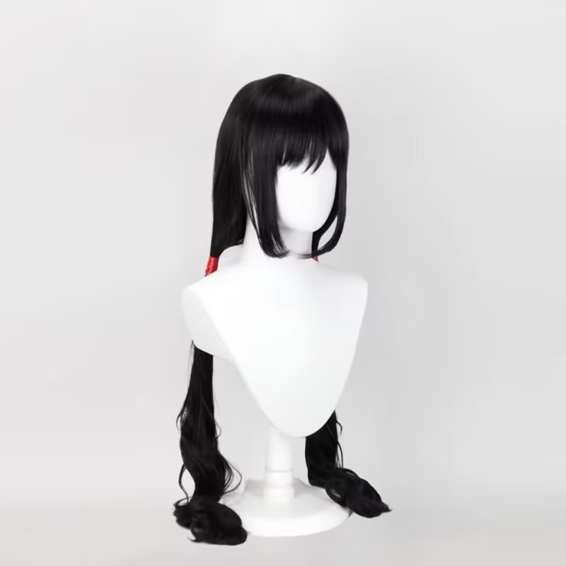Perruque de Cosplay synthétiqu - Anime Cosplay Long Black Hair avis et prix