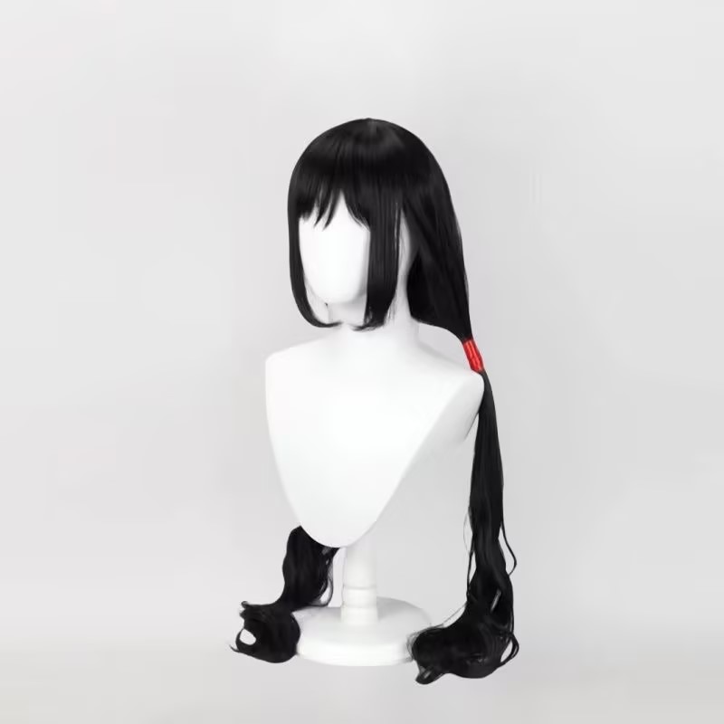 Perruque de Cosplay synthétiqu - Anime Cosplay Long Black Hair avis et prix