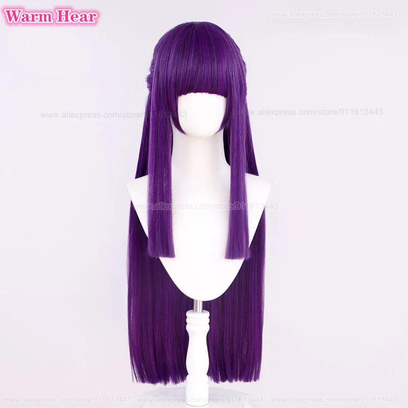 Perruque de cosplay synthétiqu - Anime Cosplay Long Black Hair avis et prix