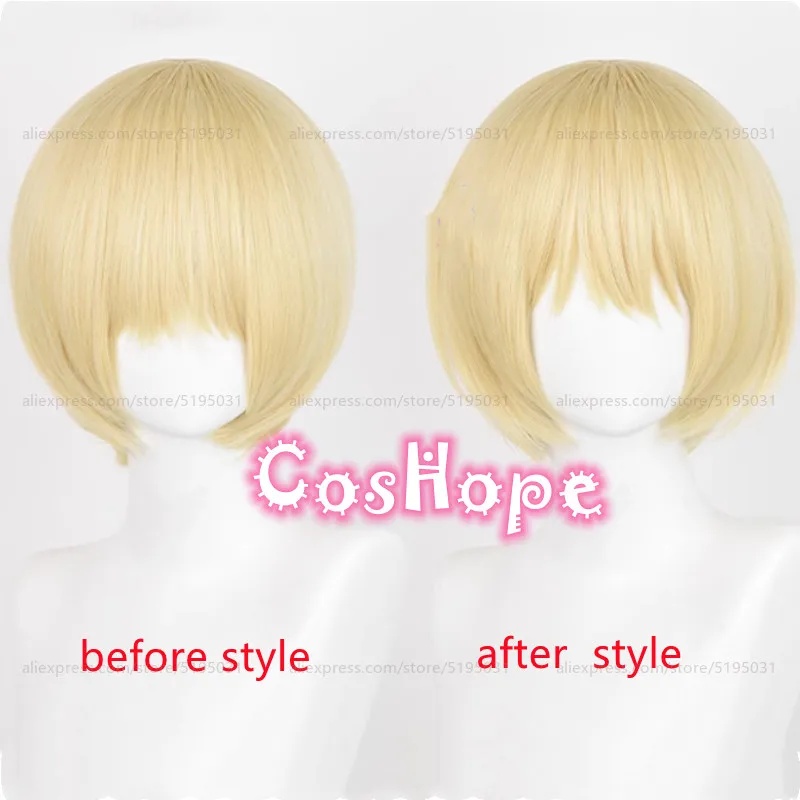d;4'v\6.h/Armin Arlert Perruqu - Anime Cosplay Nun avis et prix
